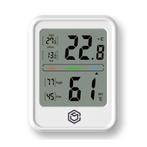 Ease Electronicz hygrometer F49 wit - Met verlichting