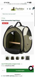 Trixie Vervoerstas Vogel Groen Aanbieding !, Verzenden, Nieuw, Overige materialen, Overige typen