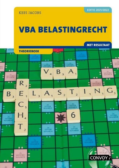 VBA Belastingrecht met resultaat 2021/2022 Theorieboek, Boeken, Wetenschap, Zo goed als nieuw, Verzenden