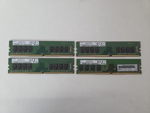 Veiling - 4x 8 GB (32GB) DDR4 RAM geheugen Samsung, Computers en Software, RAM geheugen