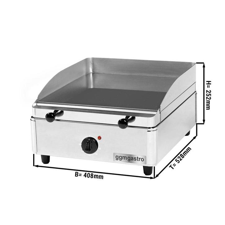 GGM Gastro | Keramische bakplaat - 3,5 kW - Grilloppervlak:, Witgoed en Apparatuur, Grillplaten, Nieuw, Verzenden