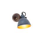 Industriële wandlamp beton met koper verstelbaar - Liko, Huis en Inrichting, Lampen | Wandlampen, Nieuw, Overige materialen, Industrieel