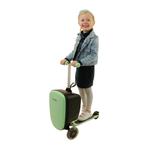 Te huur: Kindertrolley koffer met uitklapbare step, Sieraden, Tassen en Uiterlijk, Ophalen of Verzenden, Wieltjes, Hard kunststof
