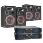 SkyTec XEN 1400W Dubbele geluidsinstallatie, Audio, Tv en Foto, Luidsprekers, Nieuw, Verzenden