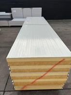 Wandpanelen 80 mm – Wit/wit – Zichtbare bevestiging, Ophalen, Nieuw, 15 m² of meer, Muurisolatie