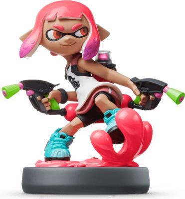 Amiibo Inkling Girl (Neon Pink) - Splatoon series, Spelcomputers en Games, Spelcomputers | Nintendo Consoles | Accessoires, Zo goed als nieuw