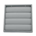 Kunststof overdrukrooster, aansluiting 150mm - GRIJS, Verzenden, Nieuw