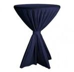 Statafelhoes model Fiesta 80-90 cm kleur donkerblauw - tafel, 50 tot 100 cm, Nieuw, Overige materialen, Rond