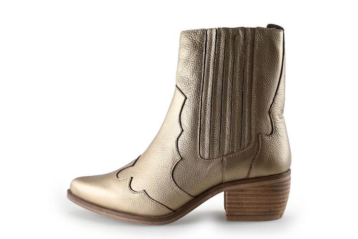 Nelson cowboy laarzen in maat 37 Goud | 10% korting, Kleding | Dames, Schoenen, Overige kleuren, Zo goed als nieuw, Verzenden
