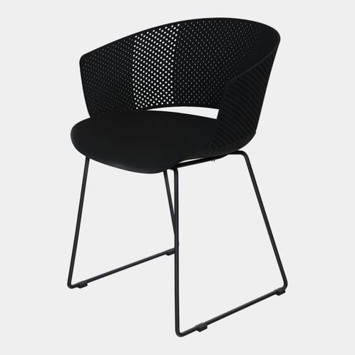Orly tuinstoel polypropyleen zwart, Huis en Inrichting, Stoelen, Zwart, Nieuw, Ophalen of Verzenden