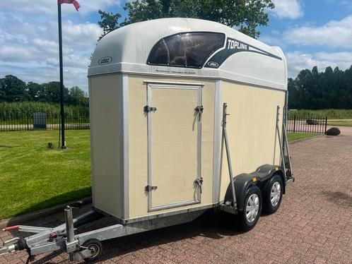 Mooie Atec 1,5 paards met nieuw houtwerk!, Dieren en Toebehoren, Paarden en Pony's | Trailers en Aanhangwagens, 1½-paards trailer