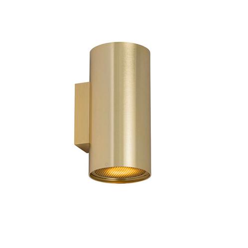 Design wandlamp goud rond 2-lichts - Sab Honey, Huis en Inrichting, Lampen | Wandlampen, Nieuw