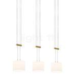 Bankamp Grazia Hanglamp LED 3-lichts, messing mat, Huis en Inrichting, Verzenden, Nieuw
