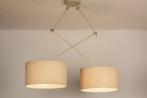 Rietveld Hanglampen - Beige, Zand - Stof, Metaal, Verzenden, Nieuw