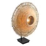Rotan tafellamp bruin, Cordoba, met schakelaar, Minder dan 50 cm, Nieuw, Landelijk, Ophalen of Verzenden