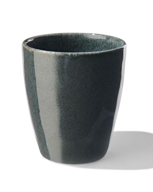 HEMA Mok 240ml Porto reactief glazuur zwart 4+2 gratis, Huis en Inrichting, Keuken | Servies, Nieuw, Verzenden