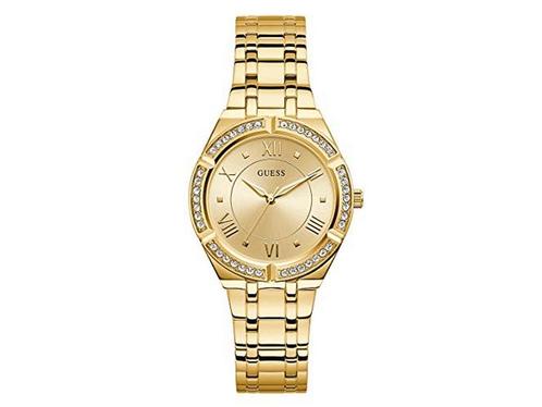 Guess GW0033L2 dames horloge 36 mm - Goudkleurig, Huis en Inrichting, Woonaccessoires | Overige, Nieuw, Verzenden