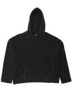 NIKE Womens Hooded Fleece Jumper UK 16 Large Black Polyester, Verzenden, Nieuw