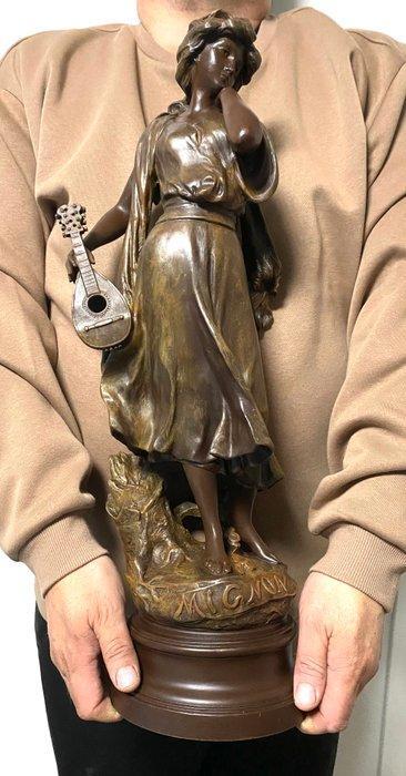 Luca Madrassi (1848–1919) - Groot Art Nouveau - sculptuur,, Antiek en Kunst, Kunst | Designobjecten