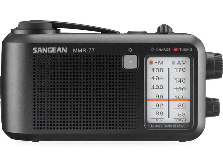 Sangean MMR-77 - Portable Radio - AM/FM - Dynamo - 90mm x, Huis en Inrichting, Woonaccessoires | Overige, Zo goed als nieuw, Verzenden