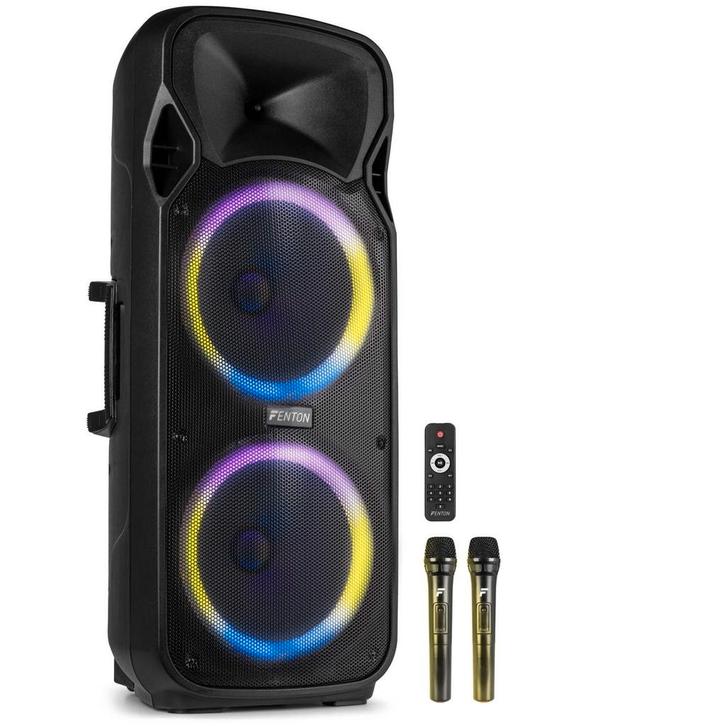Retourdeal - Fenton FT212LED MK2 party speaker met Bluetooth, Audio, Tv en Foto, Luidsprekers, Zo goed als nieuw, Verzenden