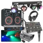MAX Complete 700W DJ Bluetooth Disco Set met Geluid, Licht e, Nieuw, Verzenden
