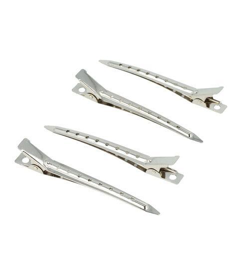 Haarspeld Afdeelklemmen 8cm Zilver, Sieraden, Tassen en Uiterlijk, Uiterlijk | Haarverzorging