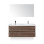 Dante Badmeubelset 120 cm - Tabacco - Keramische Wastafel, Huis en Inrichting, Ophalen of Verzenden, Nieuw