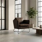 Leren fauteuil Club, Huis en Inrichting, Fauteuils, Nieuw, Ophalen of Verzenden, 75 tot 100 cm, Industrieel, Modern