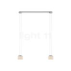 Serien Lighting Reef Hanglamp 2-lichts LED, aluminium gepoli, Huis en Inrichting, Lampen | Hanglampen, Verzenden, Nieuw