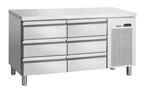 Bartscher Koelwerkbank | 200L | 6 Laden | 0°C/+10°C | Geforc, Witgoed en Apparatuur, Ophalen of Verzenden, Nieuw