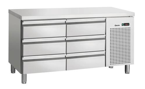 Bartscher Koelwerkbank | 200L | 6 Laden | 0°C/+10°C | Geforc, Witgoed en Apparatuur, Koelkasten en IJskasten, Ophalen of Verzenden
