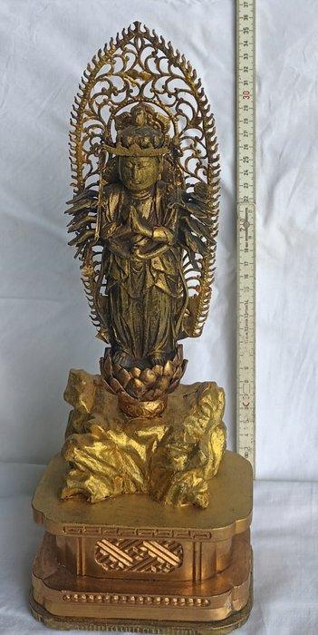 Senju Kannon  (Avalokiteshvara met duizend armen) - Hout, Antiek en Kunst, Antiek | Overige Antiek