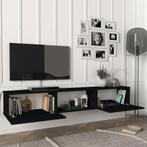 [en.casa] Tv-meubel Paltamo zwevend 180x31x29,5 cm zwart, Huis en Inrichting, Kasten | Ladekasten, Nieuw, Verzenden