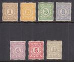 Nederland 1884 - Postbewijszegels - NVPH PW1/PW7, Postzegels en Munten, Postzegels | Nederland, Gestempeld