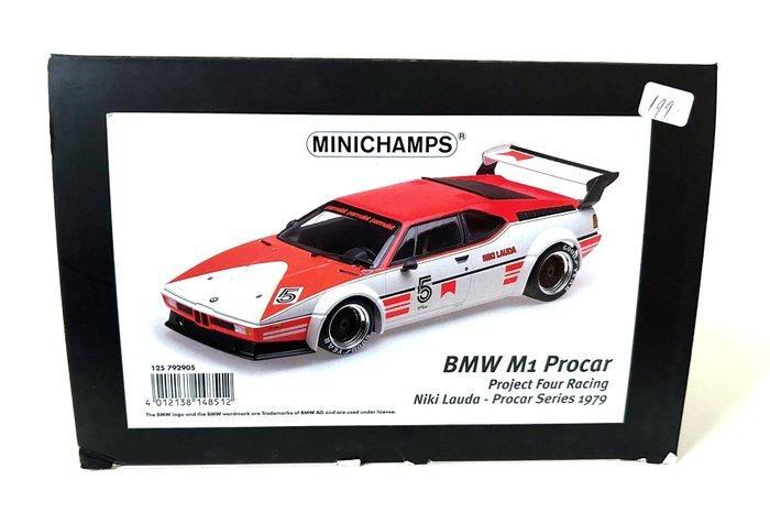 Minichamps – 1:12 – BMW M1 Pro Car – Niki Lauda - Modelauto, Hobby en Vrije tijd, Modelauto's | 1:5 tot 1:12