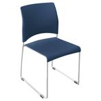 -11% Stoel Sting Stapelbaar - Blauw, Kantine of Aula, Verzenden, Nieuw in verpakking, Stoel