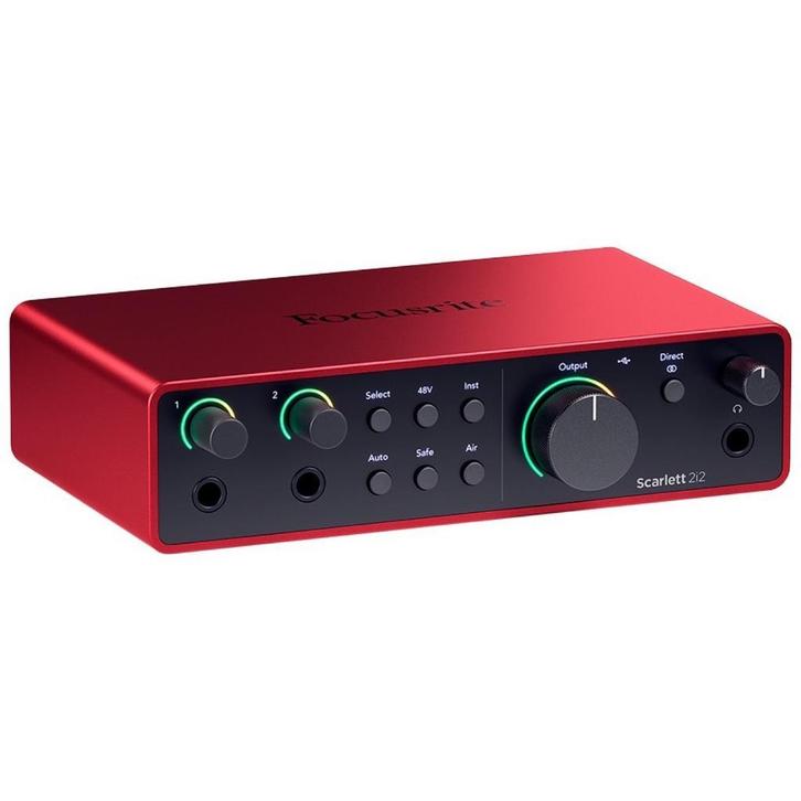 Focusrite Scarlett 2i2 4th Gen, 2-in, 2-out IN VOORRAAD, Muziek en Instrumenten, Midi-apparatuur, Nieuw, Ophalen of Verzenden