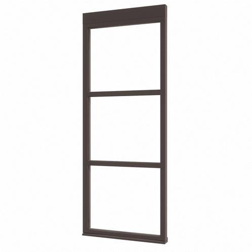 Steellook vast raamkozijn zwart enkelglas, Doe-het-zelf en Verbouw, Deuren en Horren, Ophalen of Verzenden