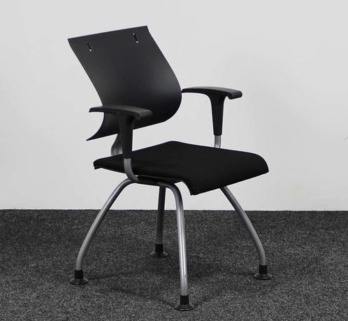 Ahrend 240 Vergaderstoel Zwart, Huis en Inrichting, Stoelen, Zwart, Gebruikt, Ophalen of Verzenden