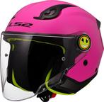 LS2 OF622 Funny II Solid Roze Kinder Jethelm, Jethelm, L, Nieuw met kaartje, Overige merken