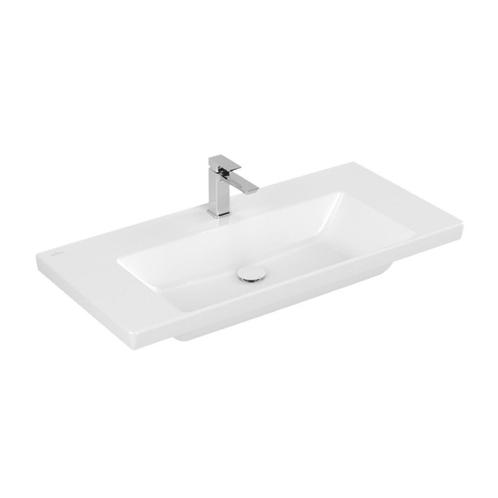 Wastafel Villeroy & Boch Subway 3.0 100x47x16.5cm Wit Alpin, Doe-het-zelf en Verbouw, Sanitair, Overige typen, Nieuw, Ophalen of Verzenden