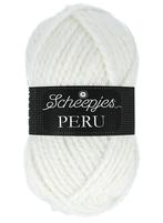 Scheepjes Peru - 110 wit - Alpaca/Acryl Bulky Dik Garen, Hobby en Vrije tijd, Breien en Haken, Ophalen of Verzenden, Nieuw