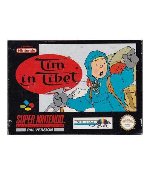 Tintin in Tibet-Standaard (SNES) Gebruikt, Spelcomputers en Games, Games | Nintendo Super NES, Zo goed als nieuw, Ophalen of Verzenden