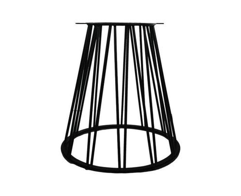 Trapezium eettafel poot - 70x40x72 - zwart - metaal, Huis en Inrichting, Tafels | Eettafels, Nieuw, Ophalen of Verzenden