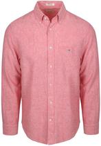 Gant Overhemd Cotton Linen Roze maat 3XL Heren, Kleding | Heren, Overhemden, Verzenden, Nieuw, Roze, GANT