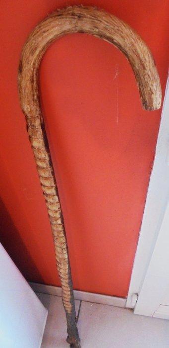 Verdedigingsstok Wandelstok - Nerf de boeuf , Ijzer, Antiek en Kunst, Curiosa en Brocante