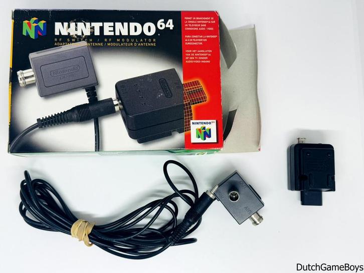 Nintendo 64 / N64 - RF Switch / RF Modulator - Boxed - EUR, Spelcomputers en Games, Spelcomputers | Nintendo 64, Gebruikt, Verzenden