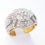 Ring - 18 karaat Geel goud, Witgoud - 1.50ct. tw. Diamant, Sieraden, Tassen en Uiterlijk, Ringen, Nieuw