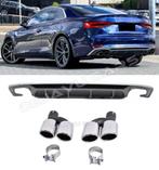 S5 Look Diffuser voor Audi A5 B9 F5 S line, Auto-onderdelen, Carrosserie en Plaatwerk, Nieuw, Achter, Bumper, Audi
